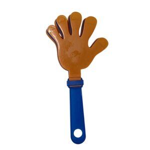 Hand Clapper Noise Maker Blue & Orange Hands Game DayTailgate Broncos BSU Denver
